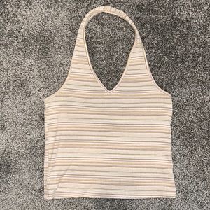 Striped American Eagle Halter Top